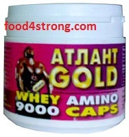  Атлант Атлант Whey amino 9000  350 таб