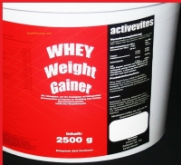 Activevites Whey weight gainer 2500 грамм