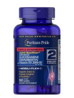 Puritan's Pride Glucosamine Chondroitin with Vitamin D3 80 каплет