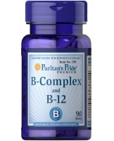 Puritan's Pride B-complex and B12 90 таблеток