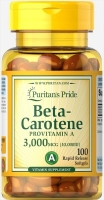Puritan's Pride Beta Carotine 3,000 мг (10,000IU) 100 софтгель