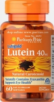 Puritans Pride Lutein 40 Mg With Zeaxanthin 60 капсул